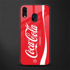 coca cola classic glass case for samsung galaxy m10s image