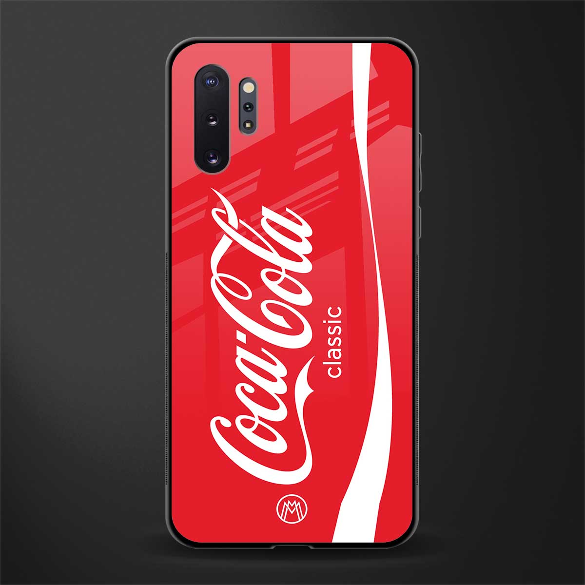 coca cola classic glass case for samsung galaxy note 10 plus image