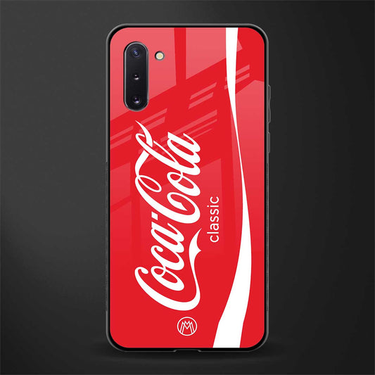 coca cola classic glass case for samsung galaxy note 10 image
