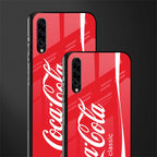 coca cola classic glass case for samsung galaxy a70s image-2