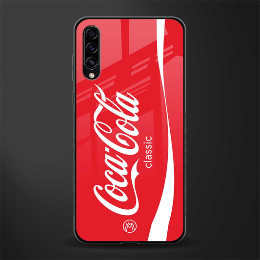 coca cola classic glass case for samsung galaxy a70 image