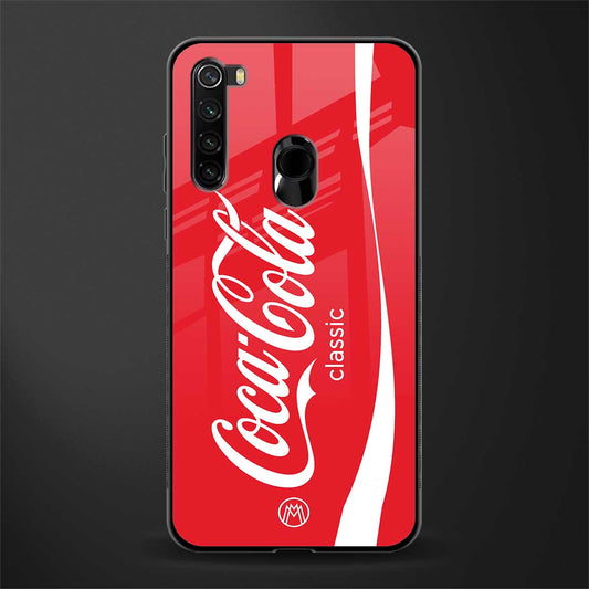 coca cola classic glass case for redmi note 8 image
