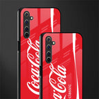 coca cola classic glass case for realme 6i image-2