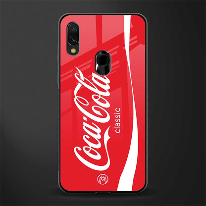 coca cola classic glass case for redmi 7redmi y3 image