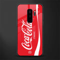 coca cola classic glass case for samsung galaxy s9 plus image