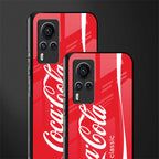 coca cola classic glass case for vivo x60 pro image-2