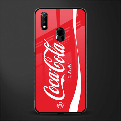 coca cola classic glass case for realme 3 pro image