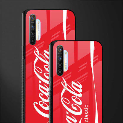 coca cola classic glass case for realme xt image-2