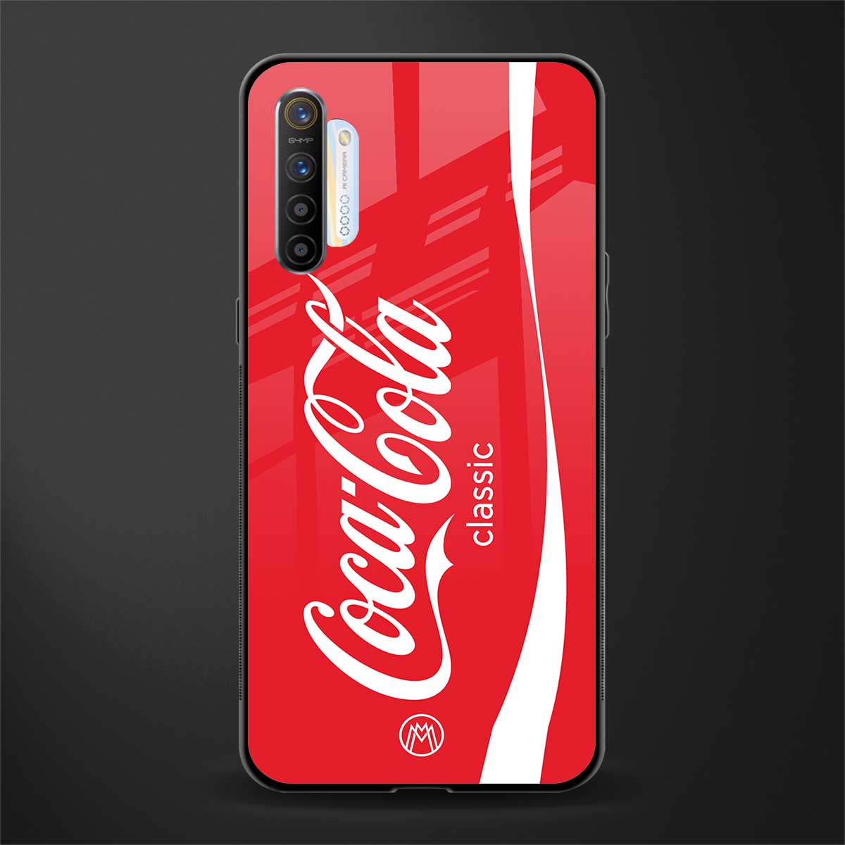 coca cola classic glass case for realme xt image