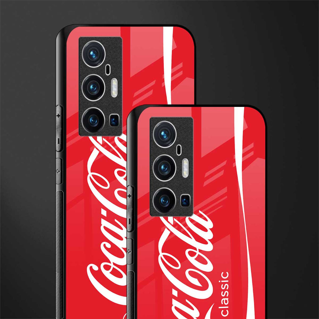 coca cola classic glass case for vivo x70 pro plus image-2