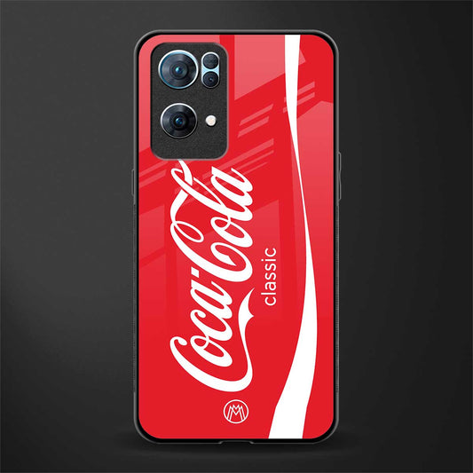 coca cola classic glass case for oppo reno7 pro 5g image
