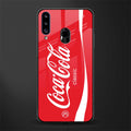 coca cola classic glass case for samsung galaxy a20s image