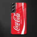coca cola classic glass case for samsung galaxy s21 image