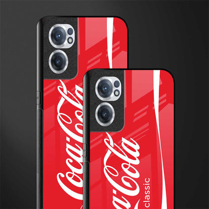 coca cola classic glass case for oneplus nord ce 2 5g image-2