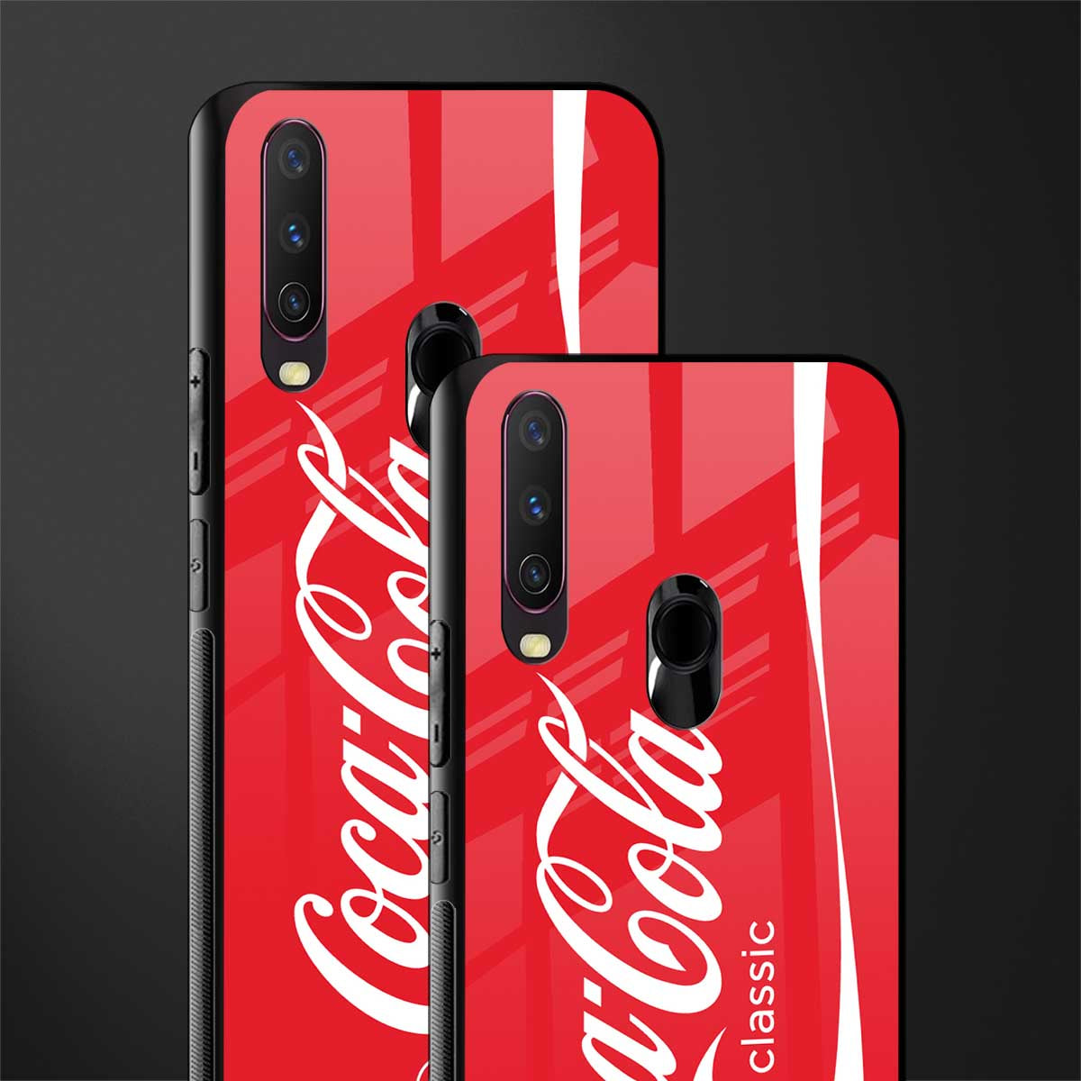 coca cola classic glass case for vivo y15 image-2
