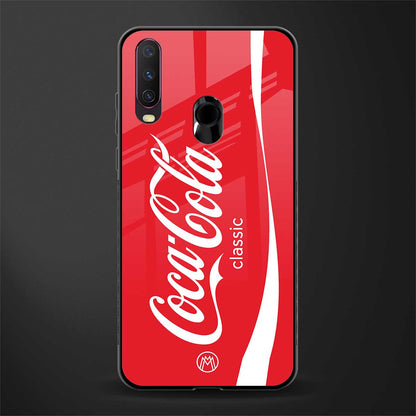 coca cola classic glass case for vivo y17 image