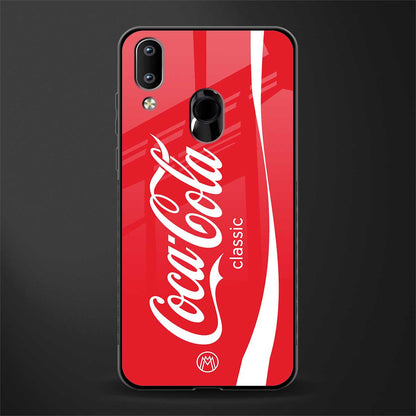 coca cola classic glass case for vivo y91 image