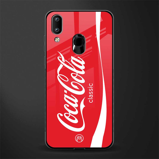 coca cola classic glass case for vivo y91 image