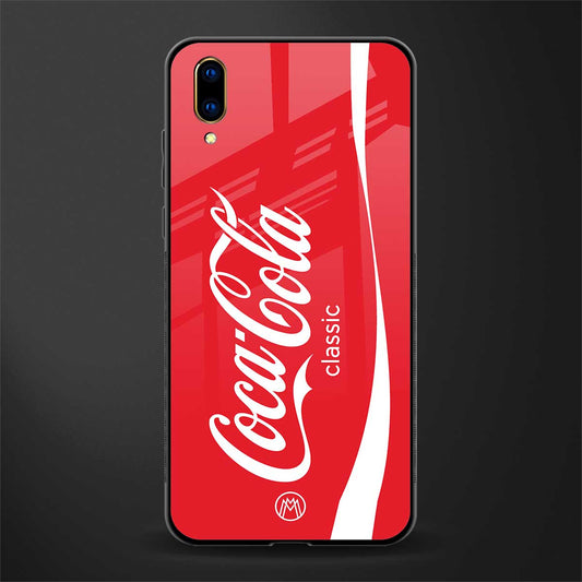 coca cola classic glass case for vivo v11 pro image
