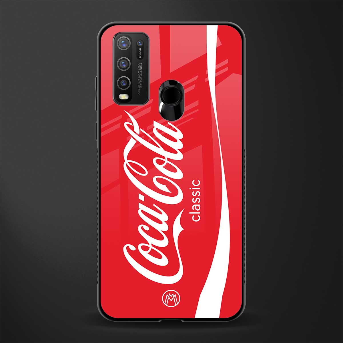 coca cola classic glass case for vivo y50 image