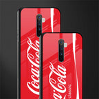 coca cola classic glass case for realme x2 pro image-2
