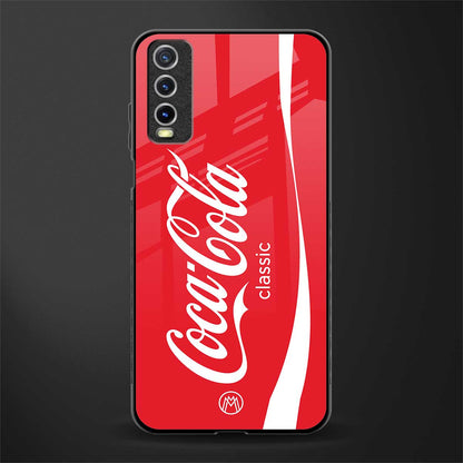 coca cola classic glass case for vivo y12s image