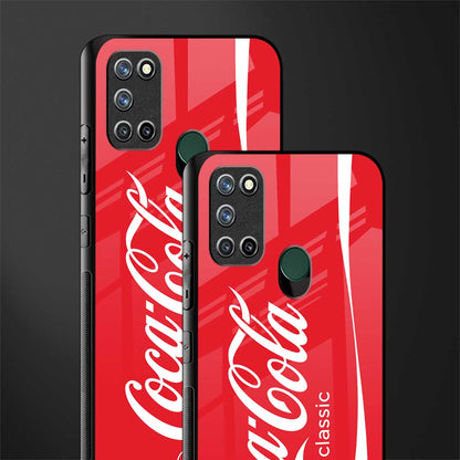 coca cola classic glass case for realme 7i image-2