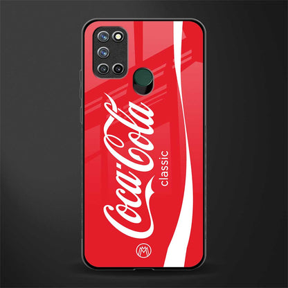coca cola classic glass case for realme 7i image