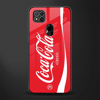 coca cola classic glass case for poco c31 image
