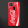 coca cola classic glass case for redmi 9c image