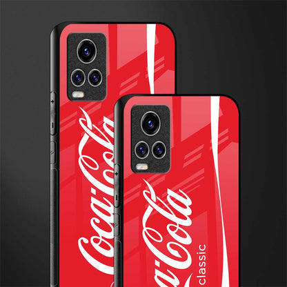 coca cola classic glass case for vivo v20 pro image-2