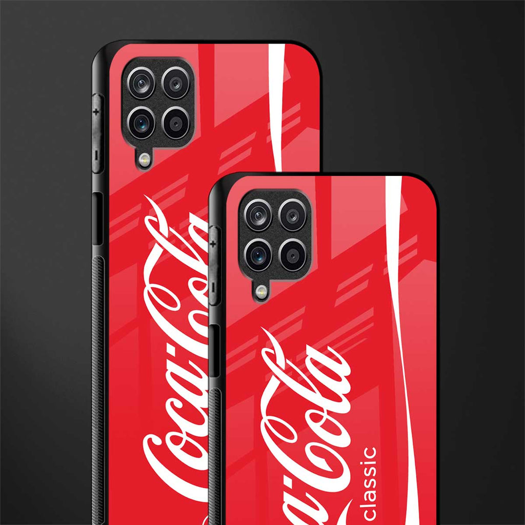 coca cola classic glass case for samsung galaxy a12 image-2