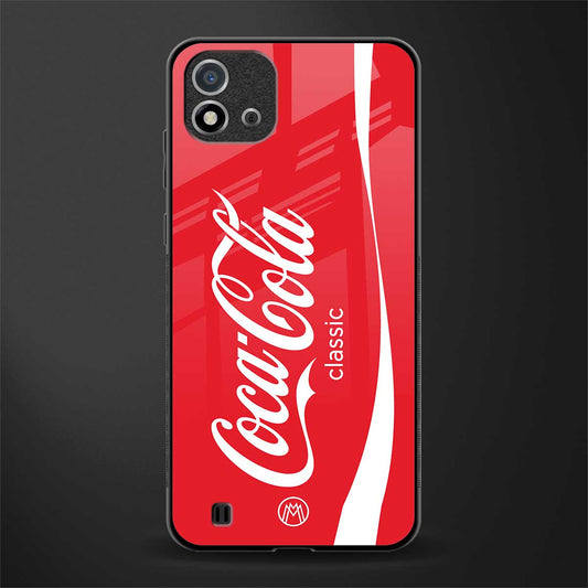 coca cola classic glass case for realme c20 image