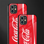 coca cola classic glass case for iphone 12 mini image-2