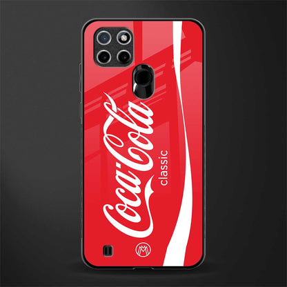 coca cola classic glass case for realme c21 image
