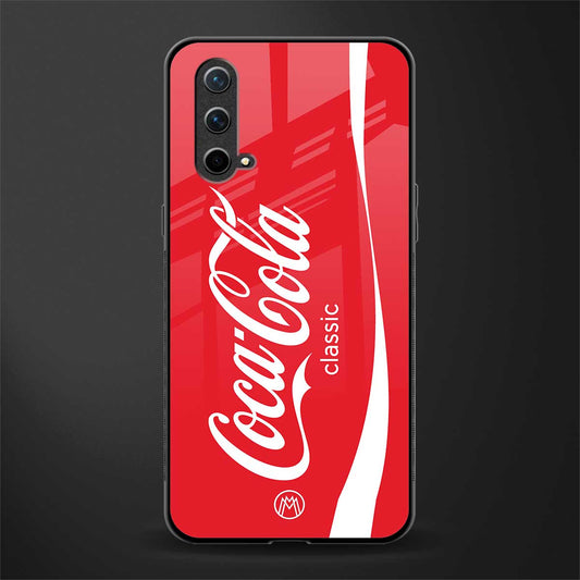 coca cola classic glass case for oneplus nord ce 5g image
