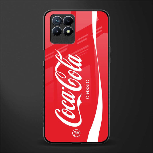 coca cola classic glass case for realme 8i image