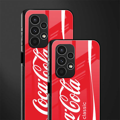 coca cola classic back phone cover | glass case for samsung galaxy a13 4g