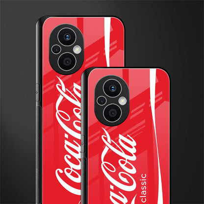 coca cola classic back phone cover | glass case for oppo f21 pro 5g
