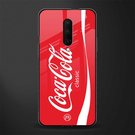 coca cola classic glass case for oneplus 7 pro image