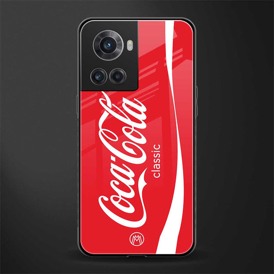 coca cola classic back phone cover | glass case for oneplus 10r 5g