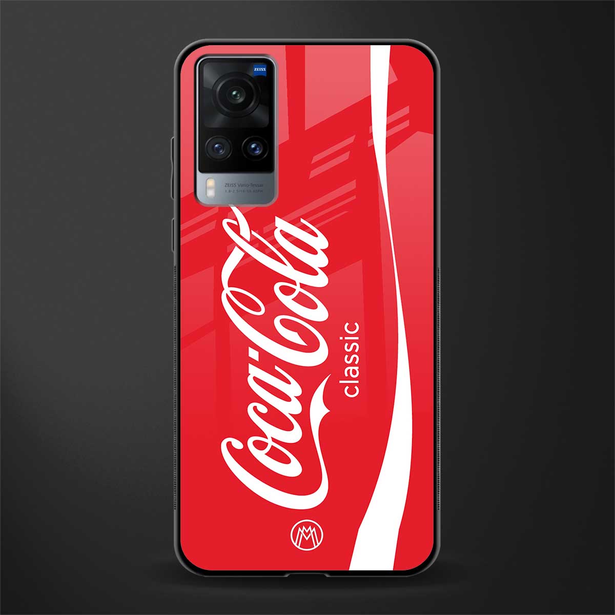 coca cola classic glass case for vivo x60 image