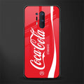 coca cola classic glass case for oneplus 8 pro image
