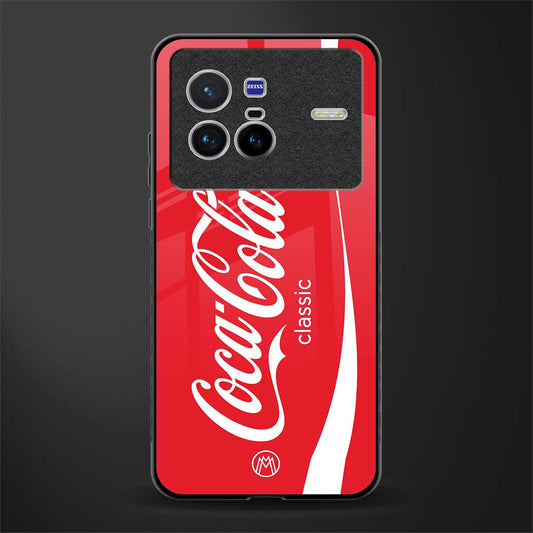 coca cola classic glass case for vivo x80 image