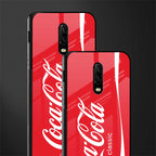 coca cola classic glass case for oneplus 6t image-2