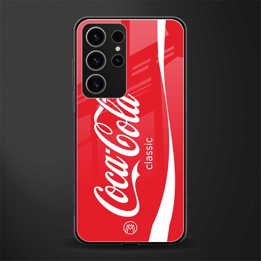 coca cola classic glass case for phone case | glass case for samsung galaxy s23 ultra