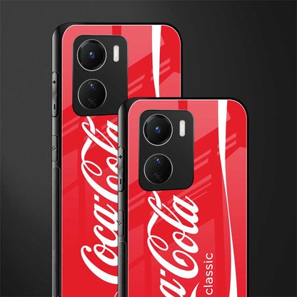 coca cola classic back phone cover | glass case for vivo y16