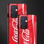 coca cola classic back phone cover | glass case for oneplus 9