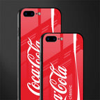 coca cola classic glass case for iphone 7 plus image-2