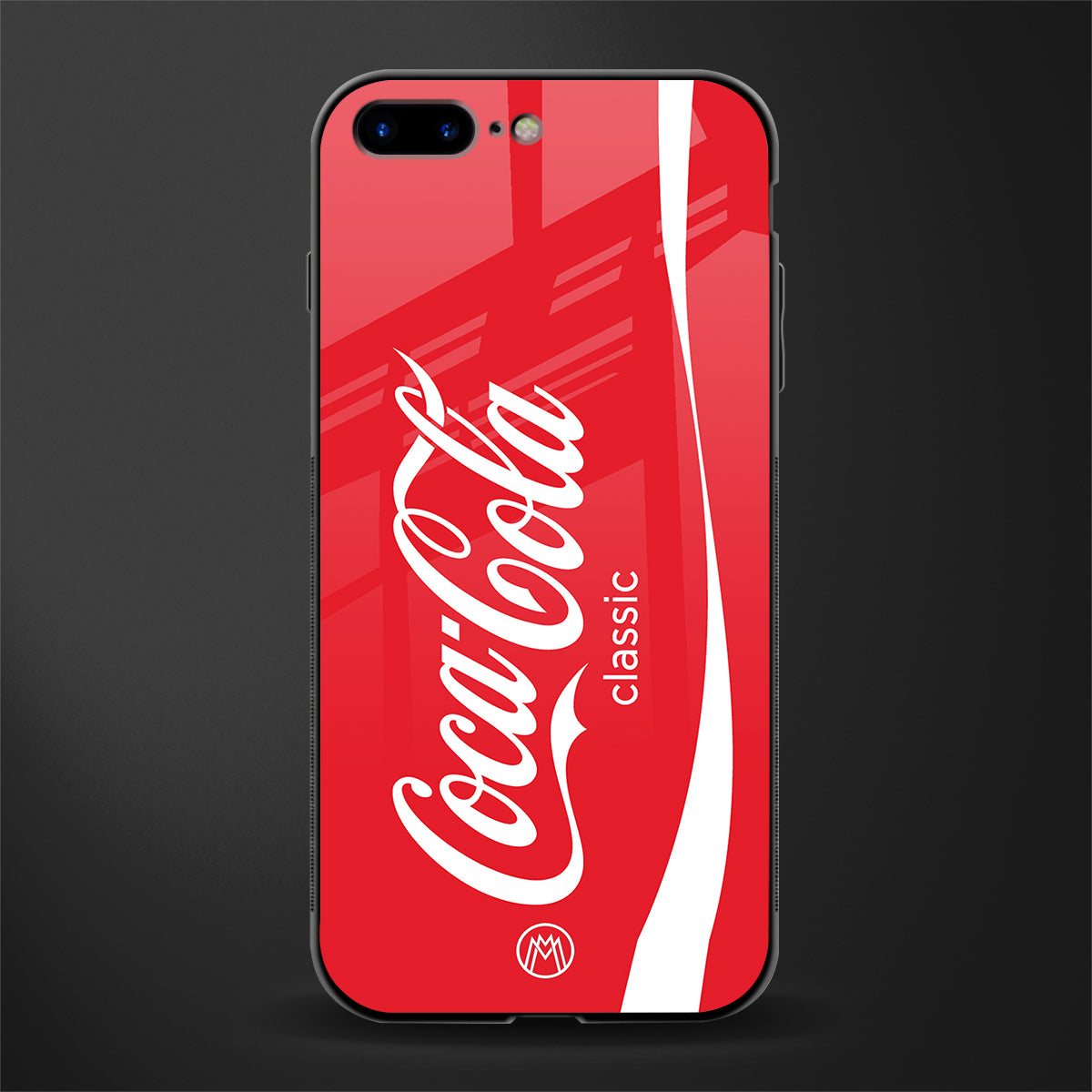 coca cola classic glass case for iphone 7 plus image